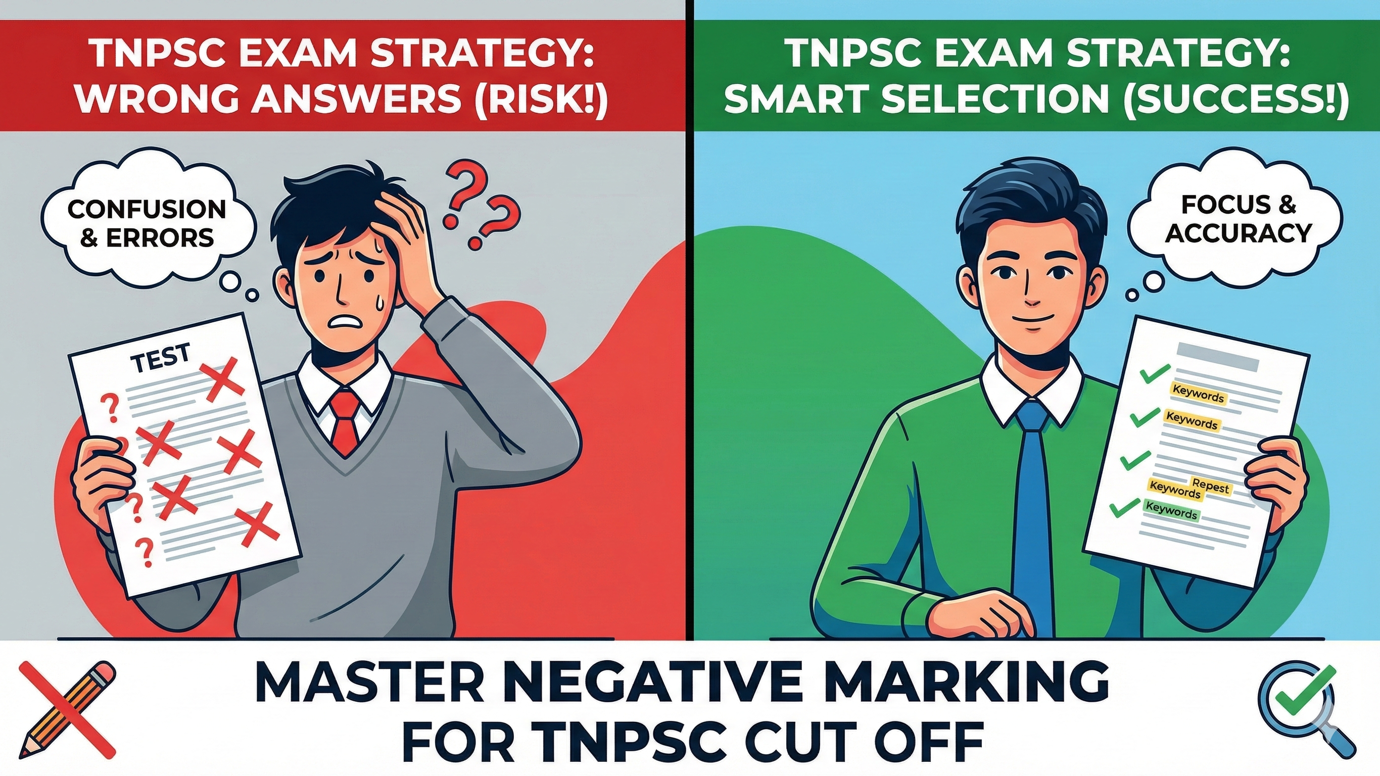 How Negative Marking Affects TNPSC Cut Off